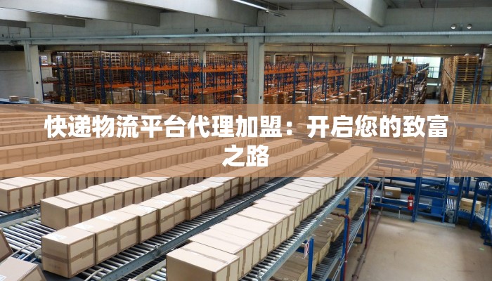 快递物流平台代理加盟：开启您的致富之路