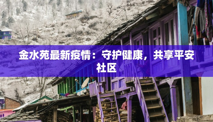 金水苑最新疫情：守护健康，共享平安社区